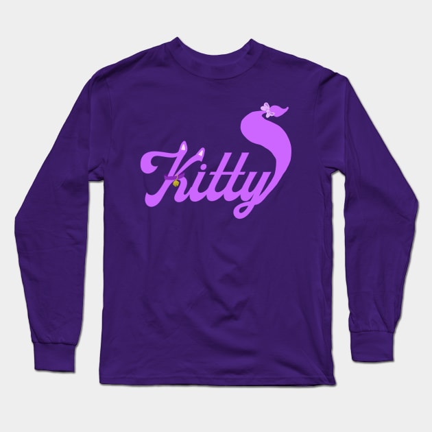 Kitty Long Sleeve T-Shirt by toylibrarian